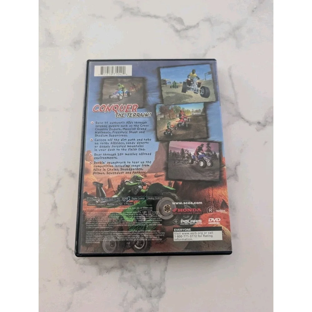 ATV Offroad Fury Game Sony PlayStation 2 PS2 2001 CIB Complete